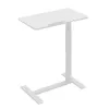 Maclean mobiler Schreibtisch/Laptop-Ständer, weiß, Höhenverstellung 76-109 cm, max. 30 kg, MC-120 W
