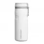 Thermobecher STANLEY Iceflow Täglicher Gebrauch 470 ml, Edelstahl, Flip-Verschluss, weiß