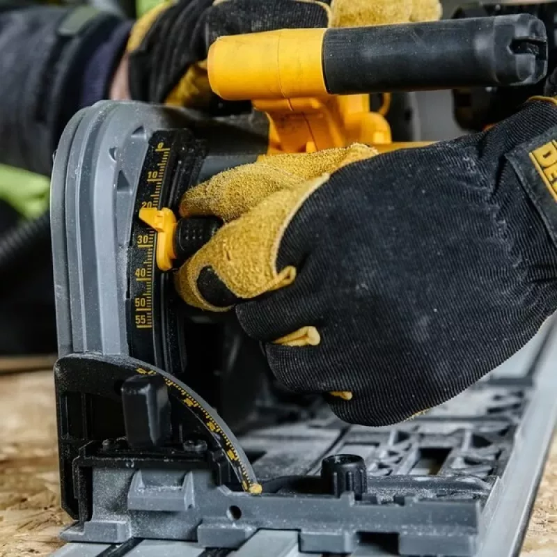 DEWALT DCS520T2 Handkreissäge 54V 2x XR FLEXVOLT 6Ah TSTAK Schwarz, Gelb