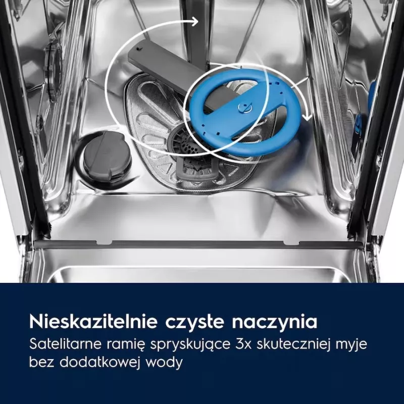 Einbau-Geschirrspüler ELECTROLUX EEC87400W, 13 Maßgedecke, 44 dB