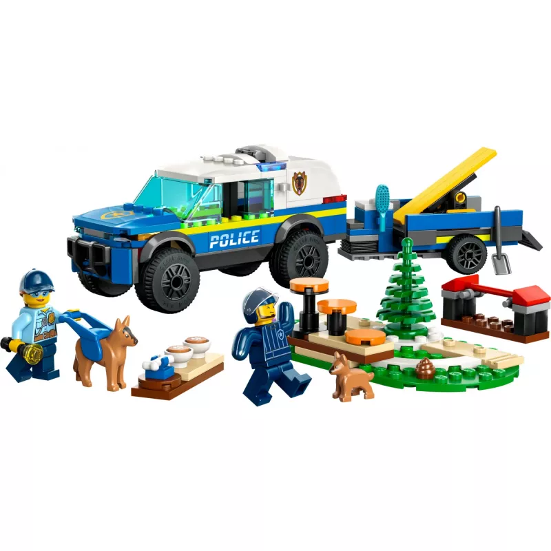 LEGO Mobiles Polizeihunde-Trainingsset mit Polizeihund und Trainingsausrüstung