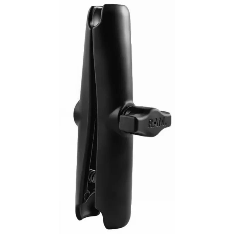 Tablet/Gerät Doppelbuchsenarm RAM Mounts RAM-B-201U-C, Aluminium, Kugel 2,54 cm, Höhe 152,4 mm, schwarz