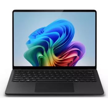 Microsoft Surface Laptop 7 Copilot+ PC Qualcomm Snapdragon X1E-80-100 38,1 cm (15) Touchscreen 16 GB LPDDR5x-SDRAM 1 TB SSD Wi-Fi 7 (802.11be) Windows 11 Home Schwarz (ZYT-00030)