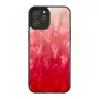 Schutzhülle iKins für Apple iPhone 12 / 12 Pro, pink lake mit schwarzem Rand
