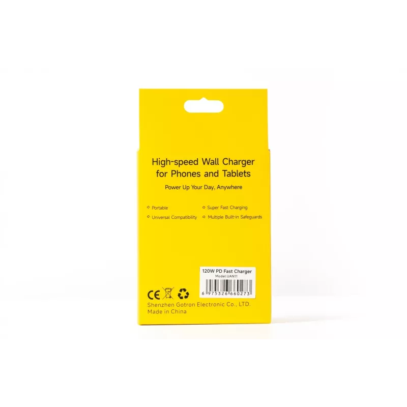 Ladegerät UleFone UF-CHAR-120WR 120W 20V 6A Weiß – USB-Netzteil für tragbare Geräte