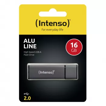 MEMORY DRIVE FLASH USB2 16GB/ANTHRAZIT 3521471 INTENSO