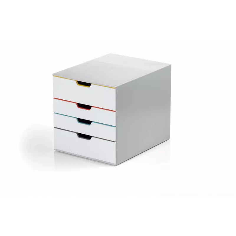 Durable VARICOLOR MIX 4 Kunststoff-Schubladeneinheit Grau 4 Schubladen