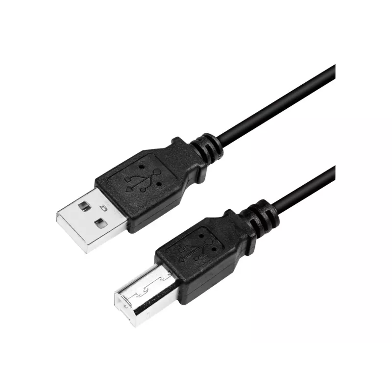 USB-Kabel LogiLink CU0009B 5m USB A USB B Schwarz