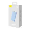 Tragbare Powerbank Baseus Airpow 10000 mAh, 20W, LiPo, USB-C + USB-A, blau