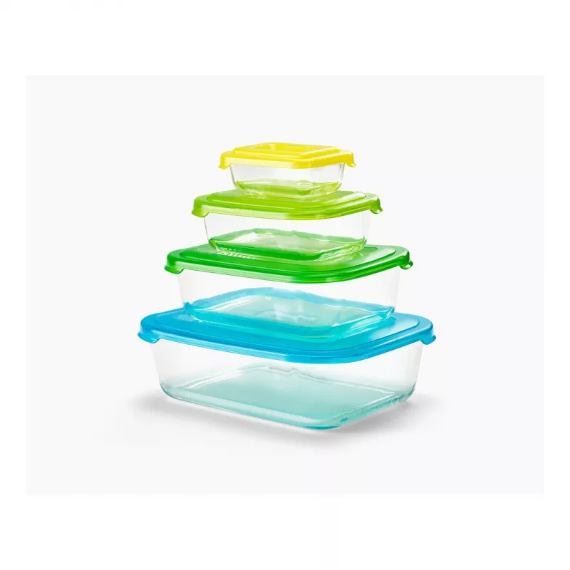 Joseph Joseph Nest Aufbewahrungsbehälter - 4-teiliges Glasset