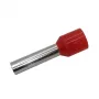 Crimpisolierter Anschluss 10mm²/7AWG für Kabel, Kupfer, rot, 100 Stück