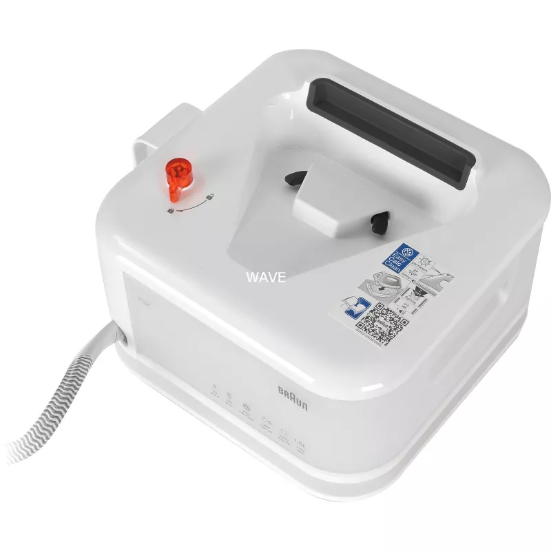 Braun CareStyle Compact Pro IS2561WH 2400 W 1,5 L EloxalPlus-Bügelsohle Orange, Weiß