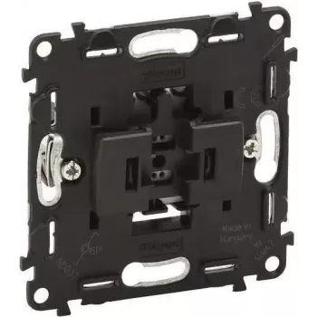 Legrand Eins 752011 6A Schalter – Elektroschalter für Beleuchtung und Stromkreise, Nennstrom 6 A