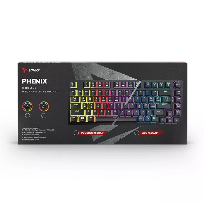 Savio SAVGK-PHENIX YELLOW PUDDING Gelb USB