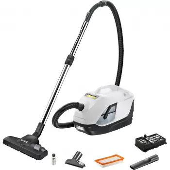 Bodenstaubsauger Karcher DS 6 — Trockenreinigung, 650 W, 2 l Staubkapazität, HEPA 13, 10,2 m Aktionsradius, Teleskoprohr