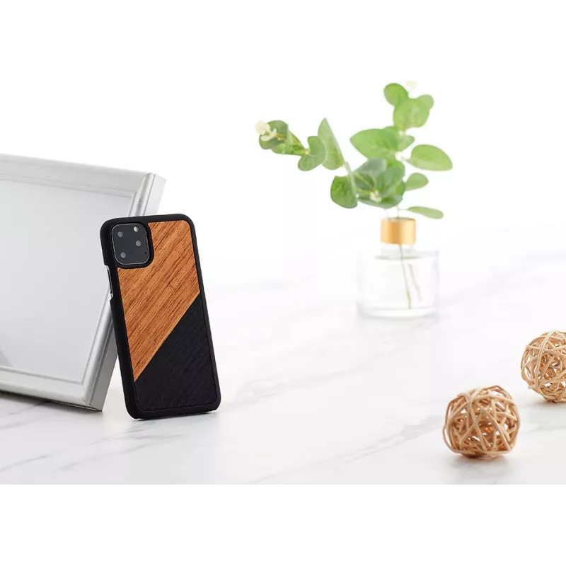 Smartphone-Hülle man and wood für iPhone 11 Pro — Western Schwarz