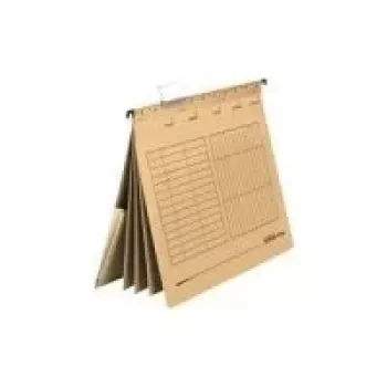 Herlitz Hängemappe A4 10843860 – brauner Karton, A4-Format, Blauer Engel