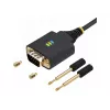 StarTech.com 13ft (4m) 2-Port USB-zu-Seriell-Adapterkabel, austauschbare DB9-Schrauben/Muttern, COM-Retention, USB-A auf DB9 RS232, FTDI, Level-4 ESD-Schutz, Windows/macOS/ChromeOS/Linux – Robuste TPE-Konstruktion