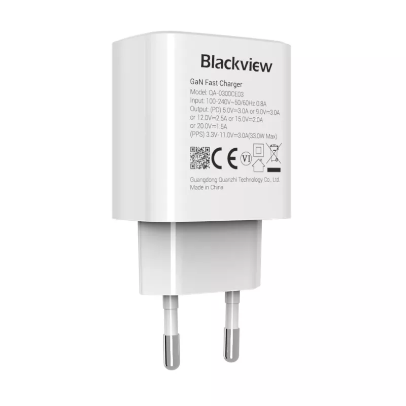 Ladegerät SchwarzVIEW CHAR-33W/BV USB-C 33W Schnellladung, schwarz