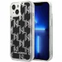 Karl Lagerfeld KLHCP14MLMNMK iPhone 14 Plus 6.7 Hartschale schwarz / schwarz Liquid Glitter Monogram