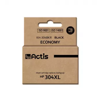 Kompatible ACTIS Tintenpatrone KH-304BKR für HP 304XL, schwarze Pigmenttinte, hohe (XL) Reichweite, 20 ml