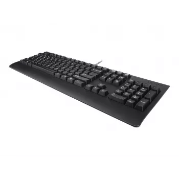 Kabelgebundene Full-Size-Tastatur Lenovo Preferred Pro II — USB, slowakisches Layout, Schwarz, mit Handballenauflage