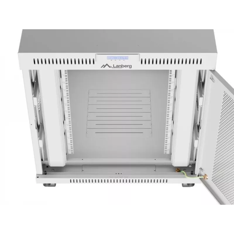Rackschrank LANBERG FF01-8015-23SL 19 Zoll 15 HE, grau, perforierte Fronttür