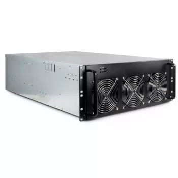 Computergehäuse Inter-Tech 88887236 Rack Schwarz, Grau