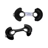 Kabel-Organizer LogiLink KAB0068 Universal Schwarz Polypropylen 1 Stück