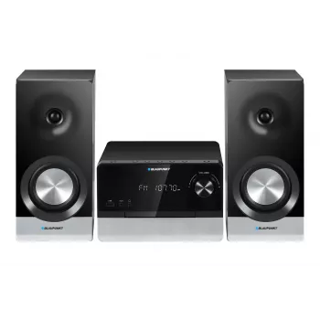 Home-Audio-Mikrosystem BLAUPUNKT MS40.2BT — 2×50 W RMS, Bluetooth, CD, USB, HDMI ARC, optischer Eingang, LED-Anzeige (schwarz)