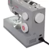 Nähmaschine SINGER Heavy Duty 4432 — elektrisch, 32 Stichmuster, 1-Stufen-Knopfloch, Freiarm, grau
