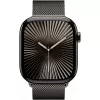 Apple Watch Series 10 GPS + Cellular 46mm Slate Titanium Gehäuse mit Slate Milanese Armband - M/L (MWYW3QF/A)