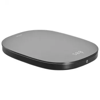 Elektronische Küchenwaage ZWILLING 53011-053-0 – 10 kg Kapazität, schwarz oval, LCD-Anzeige