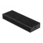 SSD-Gehäuse DeLOCK Externes USB-Typ-C-Combo-Gehäuse für M.2 NVMe PCIe oder SATA SSD