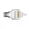 Adapterkabel DeLOCK USB Typ-A auf Seriell RS-232 RJ12 ESD-Schutz 2 m Schwarz