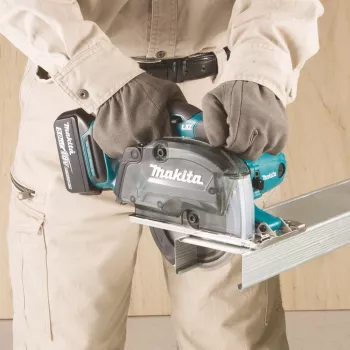 Makita DCS552RTJ tragbare Kreissäge 13,6 cm Schwarz, Mint 3600 U/min