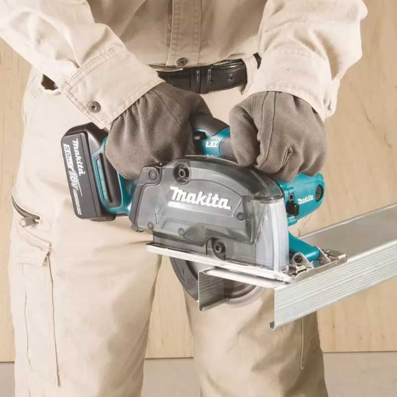 Makita DCS552RTJ tragbare Kreissäge 13,6 cm Schwarz, Mint 3600 U/min