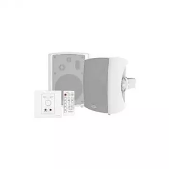 Vision Techconnect SP-1800+TC3-AMP - Audiosystem - 50 Watt (Gesamt) - Weiß (TC3-AMP+SP-1800)
