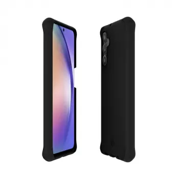Mobilis SPECTRUM_R - Rückseitenabdeckung für Mobiltelefon - Robust - antimikrobiell, 100 % recycelt - Impacthane - Schwarz (066041)