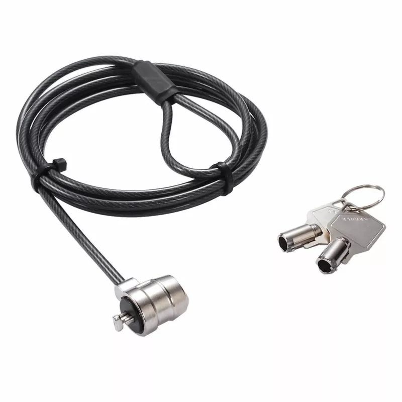 Dicota Sicherheitskabel T-Lock Base, mit Schlüssel, 3x7mm Slot