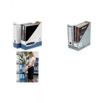 Aktenaufbewahrungsbox Fellowes 01860EU Grau