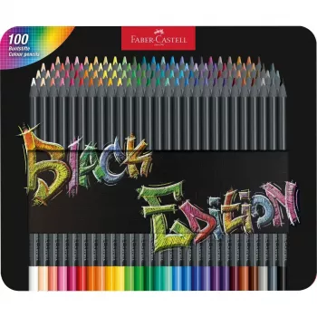 Wasserfarbenstift Faber-Castell 116490 Sortierte Farben 100 Stück