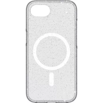 White Diamonds Cover Mag Glitter Case für Apple iPhone 16e, Transparent (00229692)