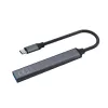 USB 3.0 4-Port Schnittstellen-Hub SAVIO AK-71 mit USB-C Host, 5000 Mbit/s, 2 Jahre Garantie