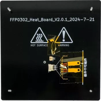 Bauplatten-Heizplatinen-Baugruppe für Flashforge AD5X (Ersatzteil, Modell 20004650001)