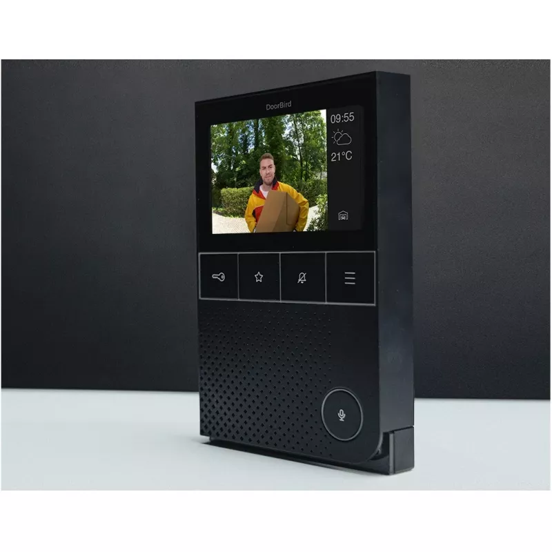 IP-Video-Türsprechanlage DoorBird A1101 Schwarz Edition — Türstation für IP-Video-Zutrittskontrolle (Modell A1101)