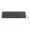 Logitech Wireless Touch Keyboard K400 Plus - Tastatur - kabellos - 2,4 GHz - Tschechisch - Schwarz
