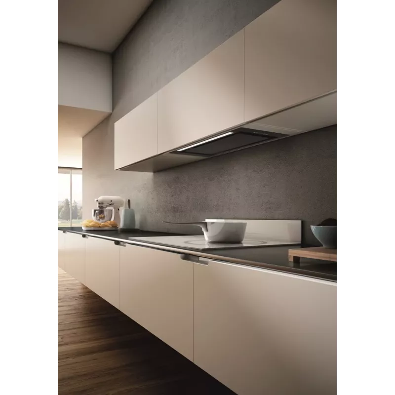 Elica LANE-80-BLK Lane 72cm Canopy Cooker Hood - Schwarz
