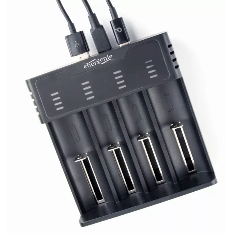 Batterieladegerät Gembird BC-USB-02 USB Lithium-Ionen NiCd NiMH