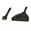 LogiLink - Video-/Audio-Splitter/Switch - 3 x HDMI - Desktop